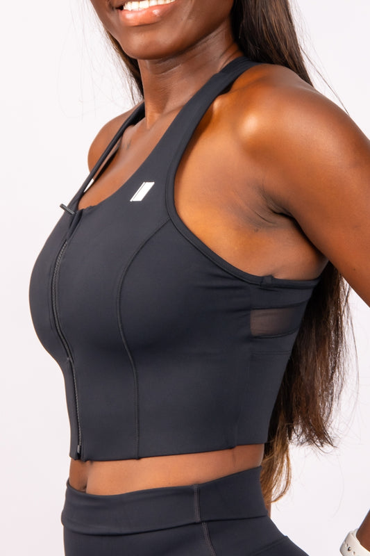 Performance Boost Black Bra