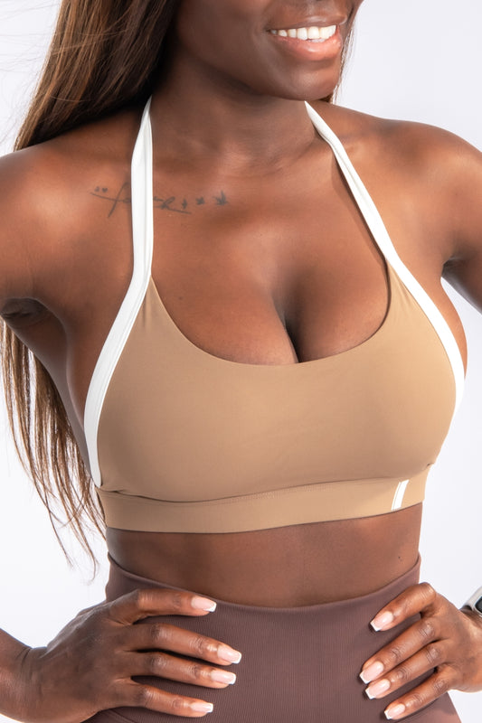 StrapCore Almond-Brown Bra