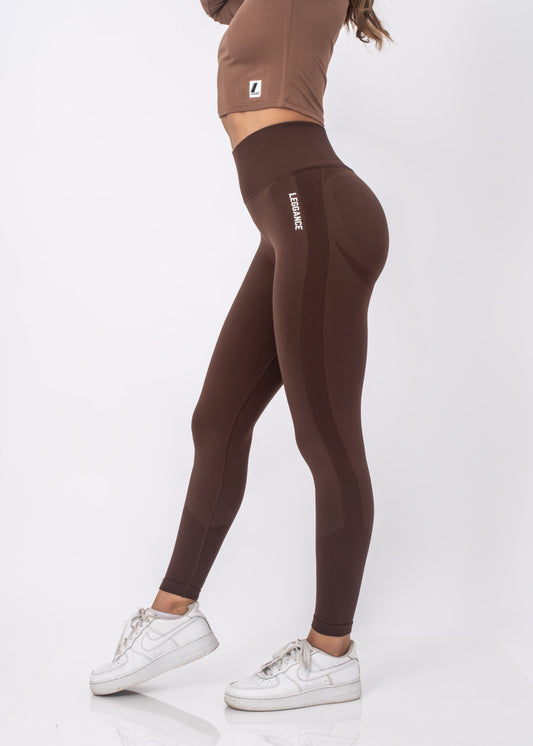 Fitness leggings, StrongLine, Chocolate