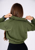 Hanorac dama Zip-Up Joy Green