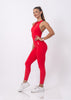 Red Fitness Jumpsuit